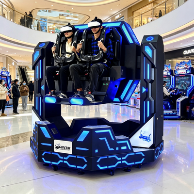 High-Yield Commercial VR Theme Park Ride Double-Seat 1080 gradi montagna russa Motion Simulator
