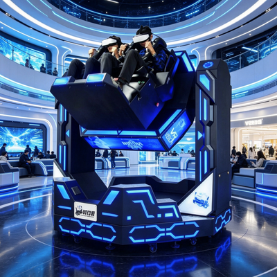 High-Yield Commercial VR Theme Park Ride Double-Seat 1080 gradi montagna russa Motion Simulator
