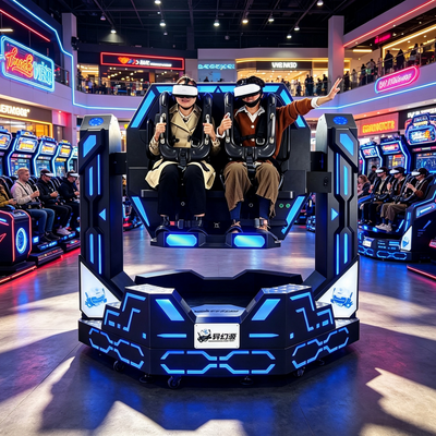 High-Yield Commercial VR Theme Park Ride Double-Seat 1080 gradi montagna russa Motion Simulator