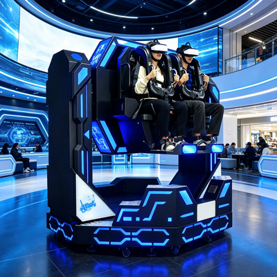 Simulatore di guida 360 VR per due giocatori 1080 VR per parchi tematici VR commerciali