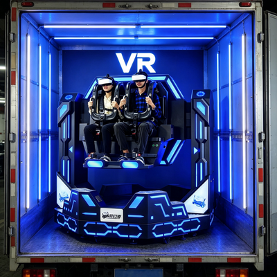 Simulatore di guida 360 VR per due giocatori 1080 VR per parchi tematici VR commerciali