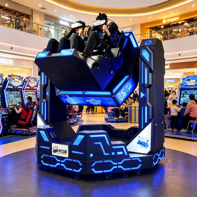 Simulatore di guida 360 VR per due giocatori 1080 VR per parchi tematici VR commerciali