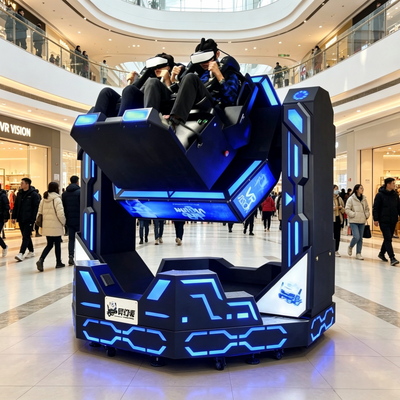 Heavy Duty Safety 2 Seater 1080 Degree VR Flight & Roller Coaster Simulator for Commercial Entertainment