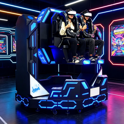 Simulatore VR Roller Coaster Commerciale ad Alto ROI 1080 Gradi 2 Posti per Centri Commerciali