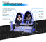 3 simulatore di moto di realtà virtuale della sedia dell'uovo del simulatore del gioco VR di DOF con la spazzata della gamba