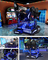 Schermo dell'interno di divertimento 3 che corre la macchina del gioco dell'automobile di moto 4D di Dof del simulatore 3