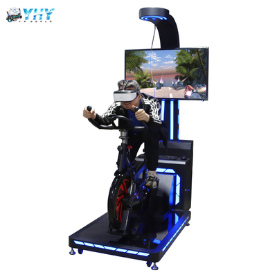 spettacolo di sport dell'interno del simulatore di guida della bici del simulatore del gioco della bicicletta di 9d Vr