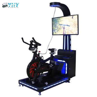 Bicicletta piena di moto di Vr che corre l'attrezzatura della palestra dei giochi del simulatore per il parco di divertimenti