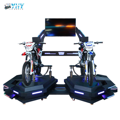 Potente simulatore 9D VR di realtà virtuale moto di montagna per 2 giocatori