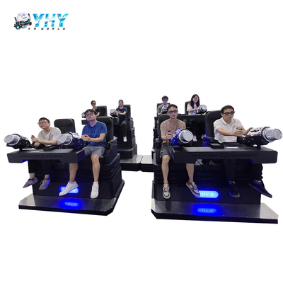 8 posti 9D VR Cinema Con Occhiali Proiezione 5 Giochi 7D VR Egg Chairs