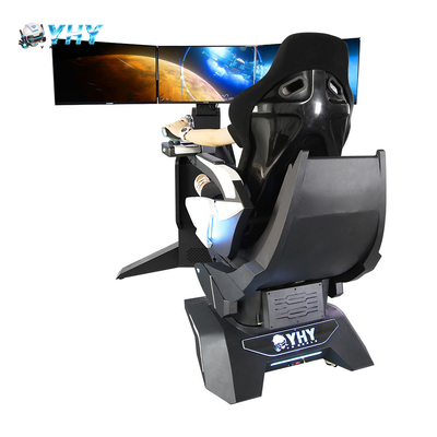 360 rotate chair flight gaming machine struttura in lega di alluminio