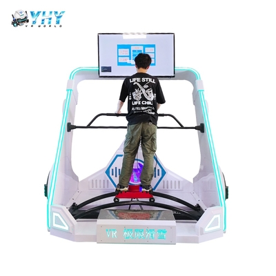 Simulatore di sci 9D VR Realtà virtuale Gioco di sci Macchina di movimento del corpo Sport interni sul centro commerciale