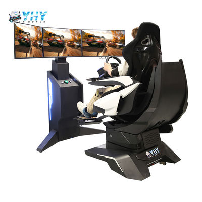 9D VR Indoor Amusement Park F1 Simulator 3 Screen Racing Car Driving in vendita