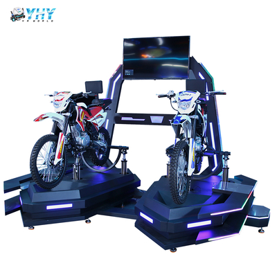 Parco divertimenti Parco a tema Simulatore di moto VR doppio VR di realtà virtuale 9D