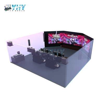 Attrezzature per parchi di divertimenti Vetro 3D Esperienza immersiva 7d Cinema Multiplayer Sedie Film con riprese