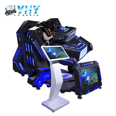 9D VR Simulator Realtà Virtuale Multiplayer Racing Game 360 gradi di rotazione roller coaster