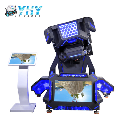 VR 360 Flying Roller Coaster Racing Car Simulator Shooting Function con volante
