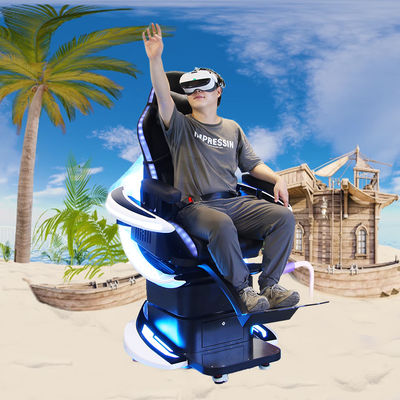 Simulatore di movimento di esperienza di volo in realtà virtuale 9D con sedia singola a 360 gradi