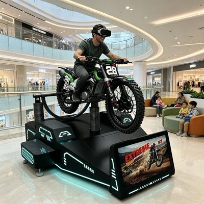 Fabbrica di Guangzhou Simulatore di moto di montagna VR commerciale con sistema di feedback aptico