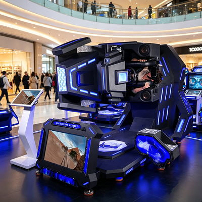 Macchina Arcade Commerciale 3-in-1 360 VR: Montagne Russe, Auto da Corsa e Simulatore di Volo