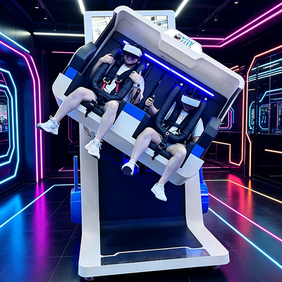 Simulatore Arcade VR Montagne Russe con Rotazione a 360 Gradi per 2 Giocatori e Doppio Incasso