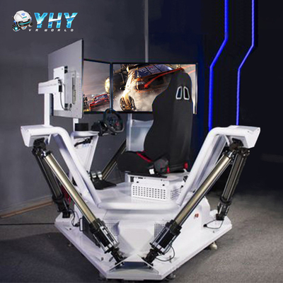 giro di corsa di moto dello schermo del simulatore VR 6 DOF 3 di realtà virtuale di 9D F1
