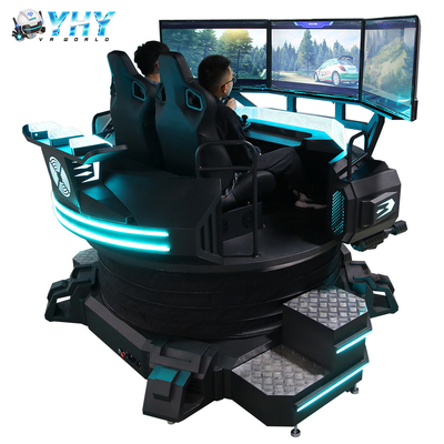 schermo della macchina tre del gioco dell'automobile 3.0kw che corre i sedili elettrici della piattaforma 2 del simulatore 3DOF